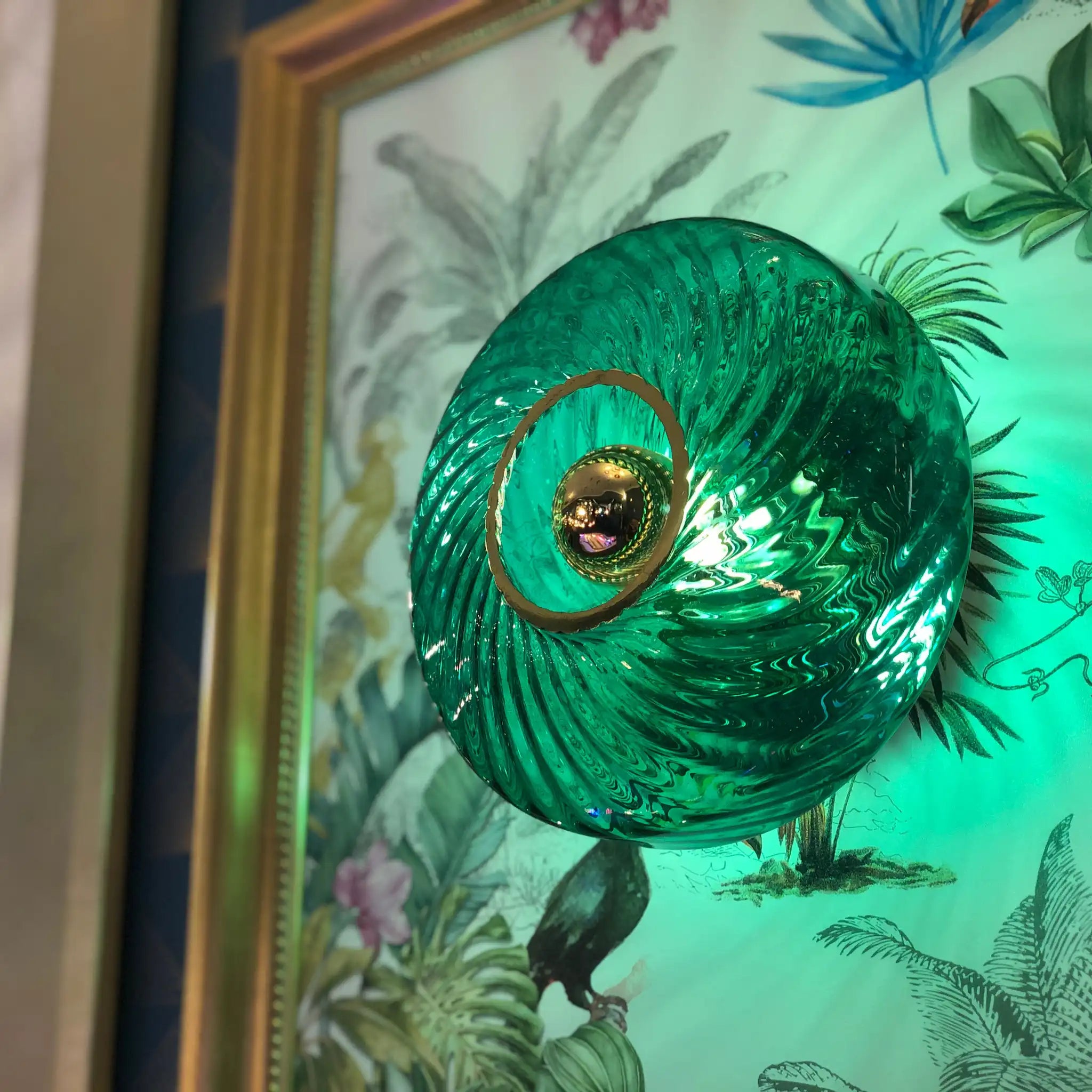 Roxanne Applique Vert Emeraude - Elements Lighting