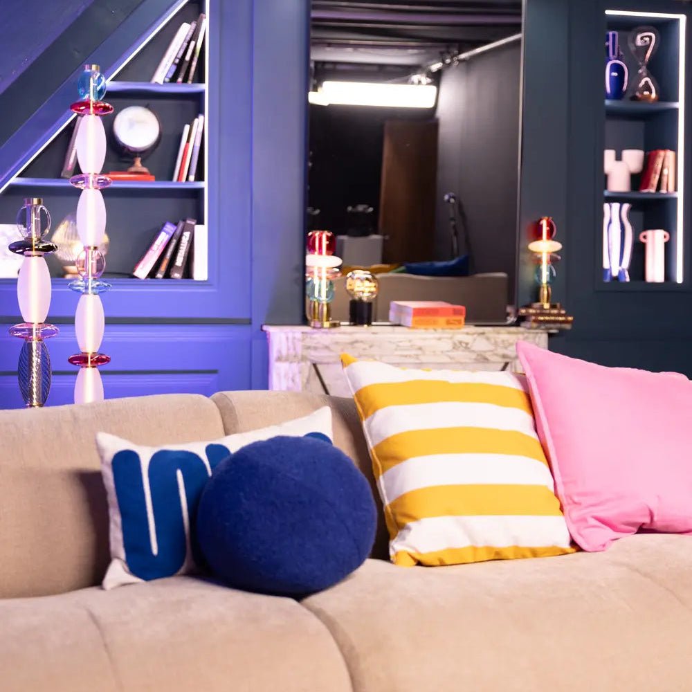 Léonor Lampadaire Rose - Elements Lighting