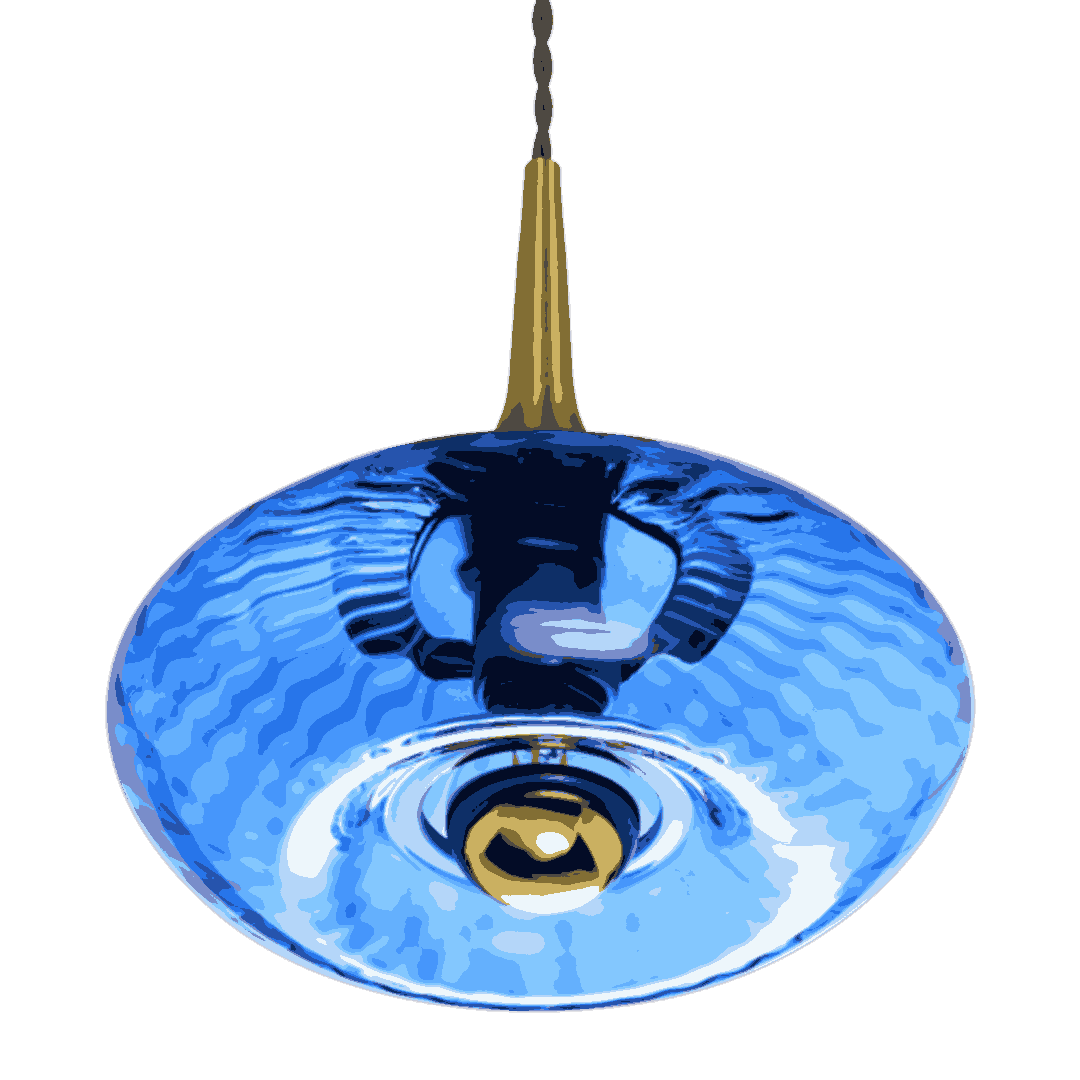 Grace Petite Suspension Saphir - Elements Lighting