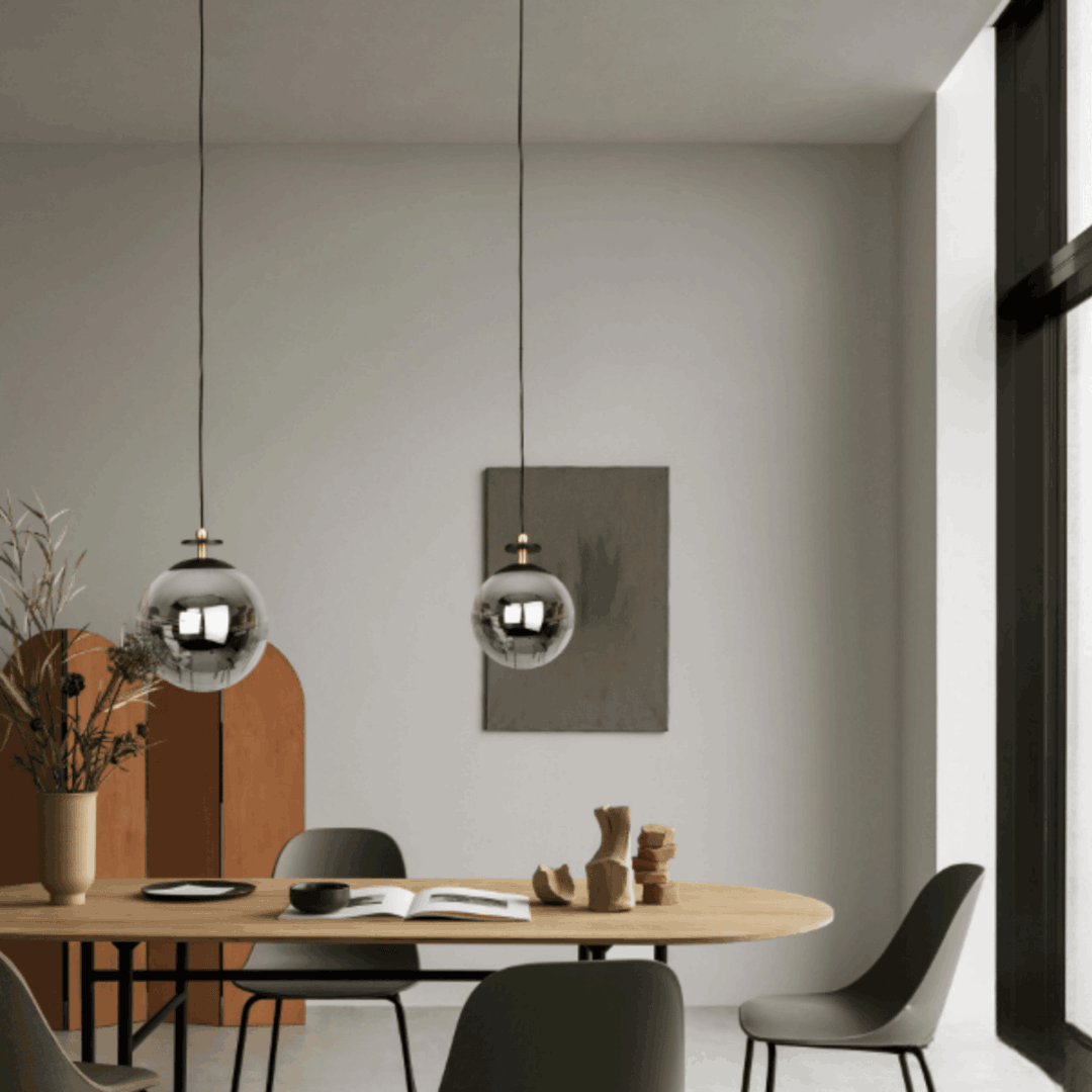 Diane 01 Doré / Verrine Noir Miroir (20cm) - Elements Lighting