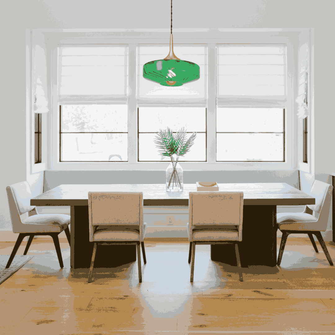 Roxanne Suspension Vert Emeraude - Elements Lighting