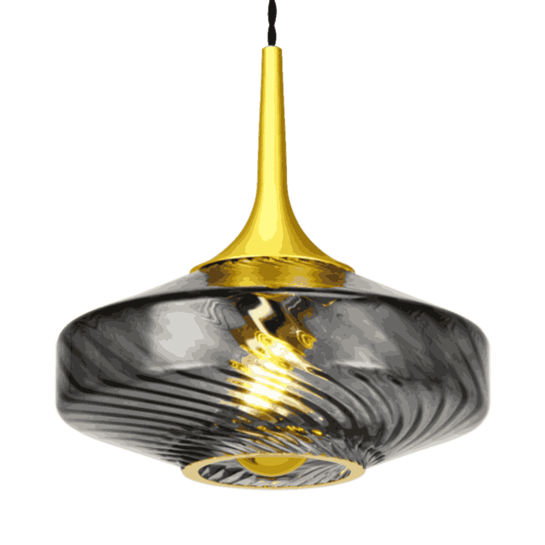 Roxanne  Petite Suspension Graphite - Elements Lighting