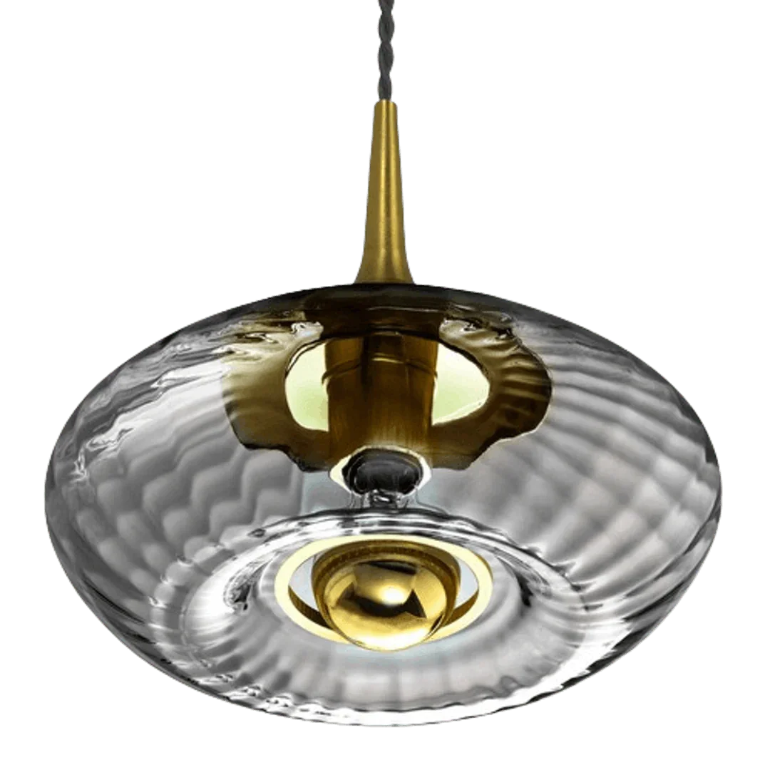 Suspension Grace Ø28 cm Graphite – Élégance contemporaine et finition sophistiquée