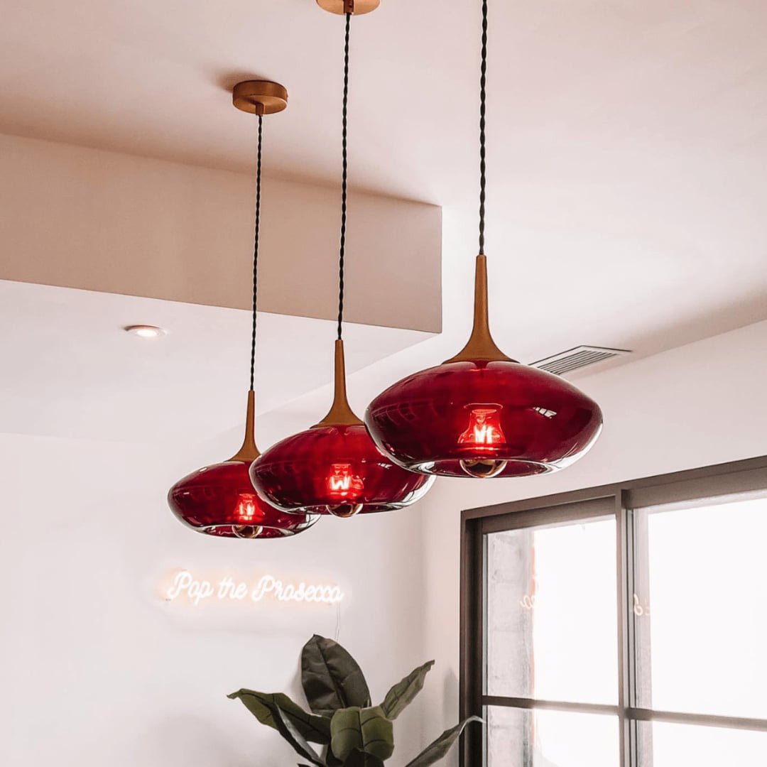 Suspension Grace Rubis - Elements Lighting