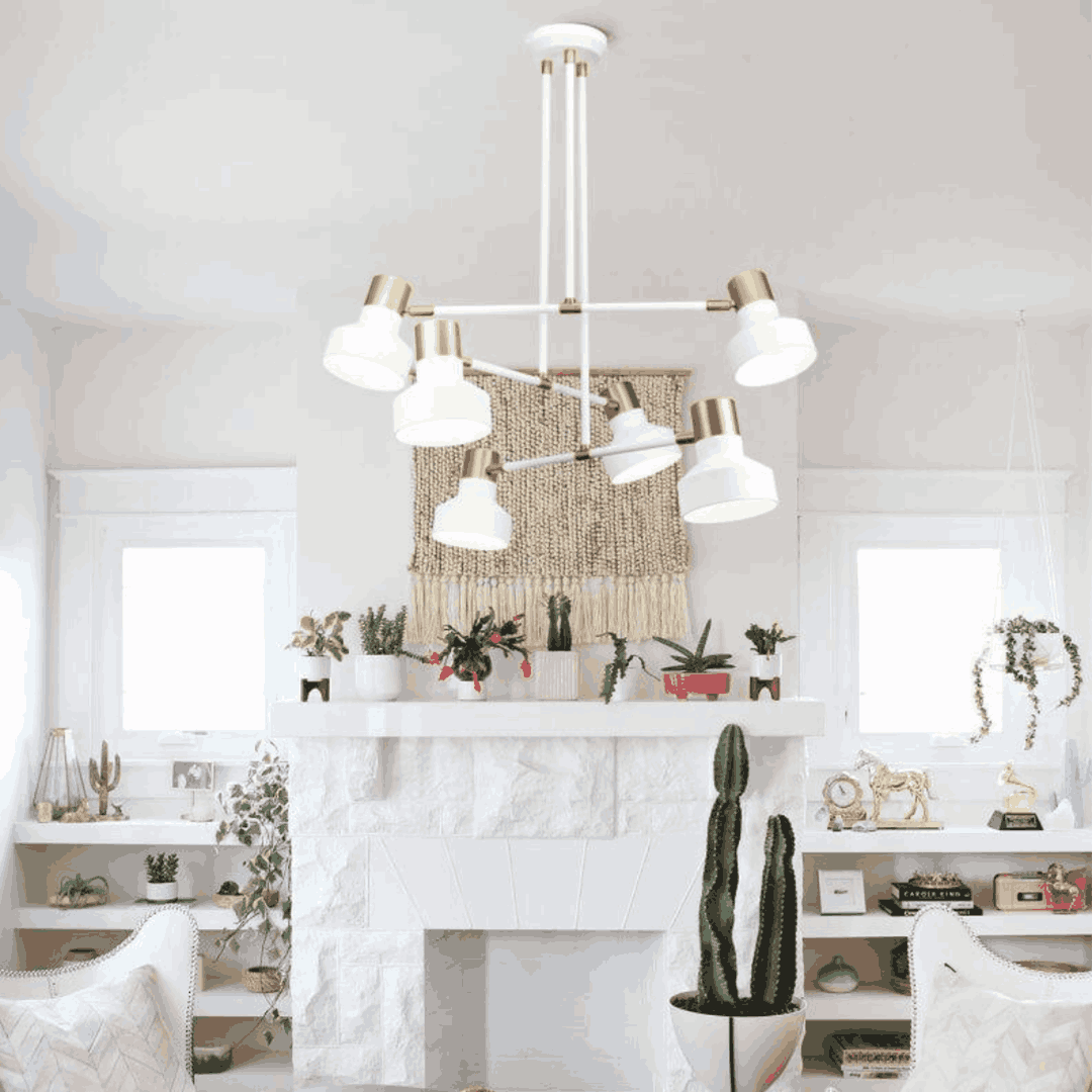 Dorothy Plafonnier 06 Blanc - Elements Lighting