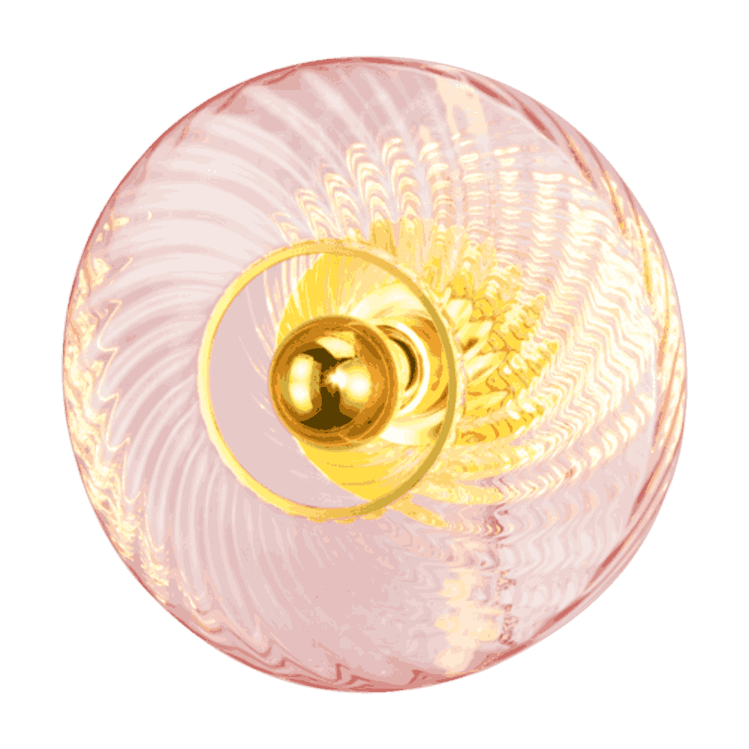 Roxanne Petite Applique Rose Spinelle - Elements Lighting