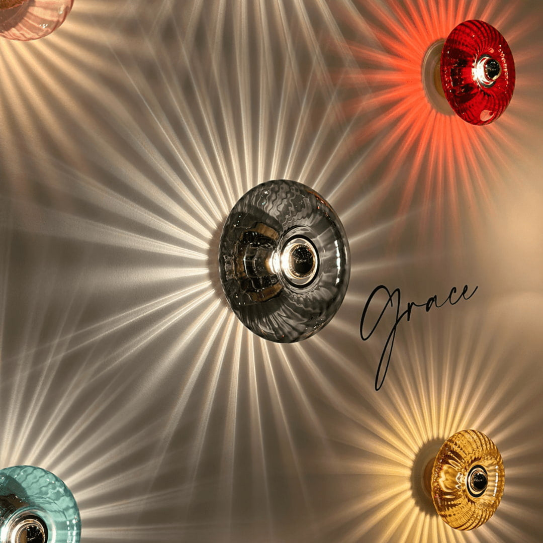 Grace Applique Graphite - Elements Lighting