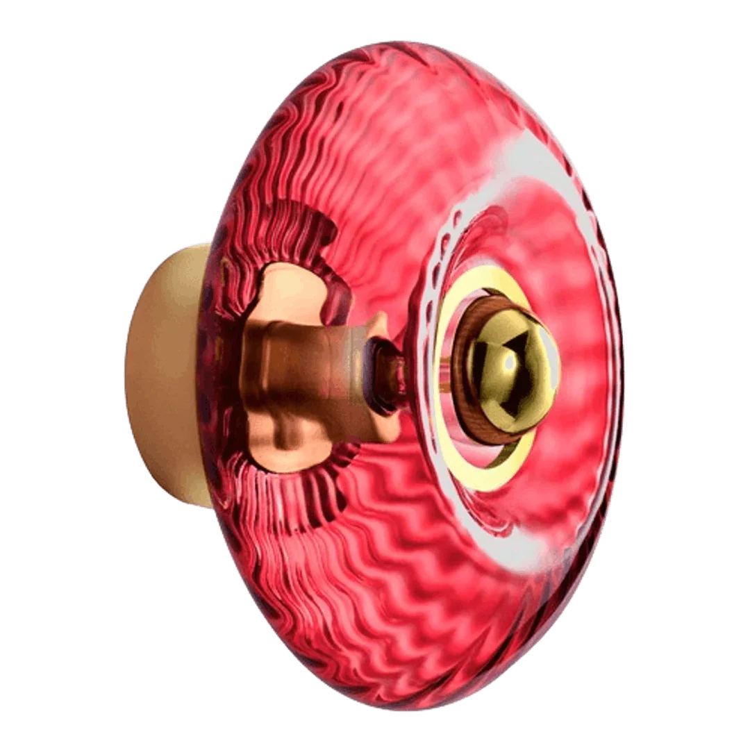 Applique Petit Grace Rubis – Applique murale rouge intense au style élégant et affirmé