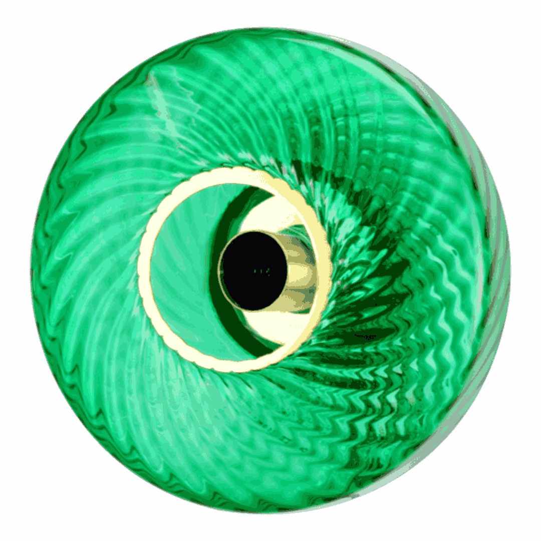 Roxanne Verrine Vert Emeraude - Elements Lighting