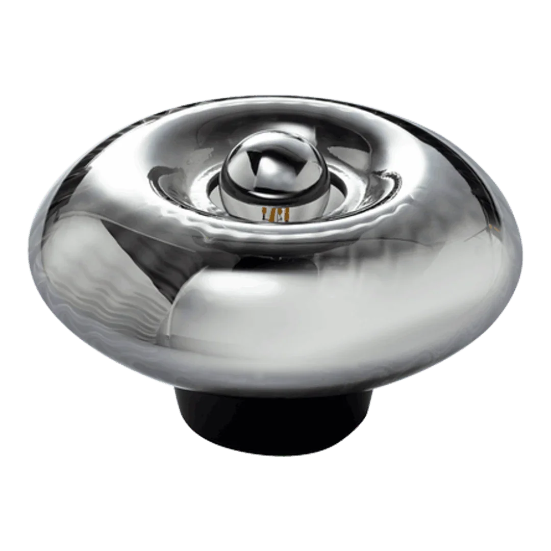 Lampe de table Grace Hématite – Lampe contemporaine finition sombre et minérale