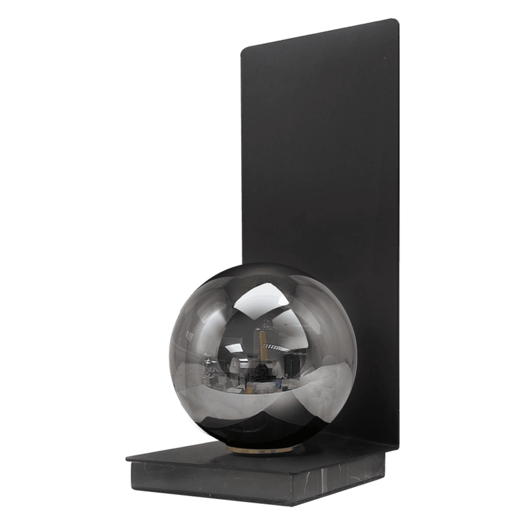 Bohème Applique Bohème Noir / Verrine Noir Miroir - Elements Lighting