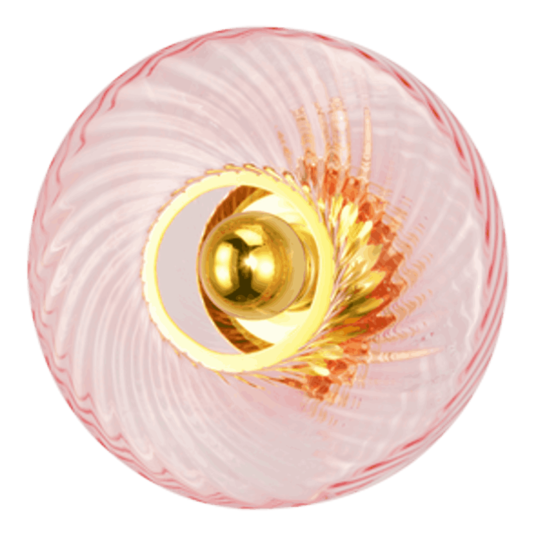 Roxanne Applique Rose Spinelle - Elements Lighting