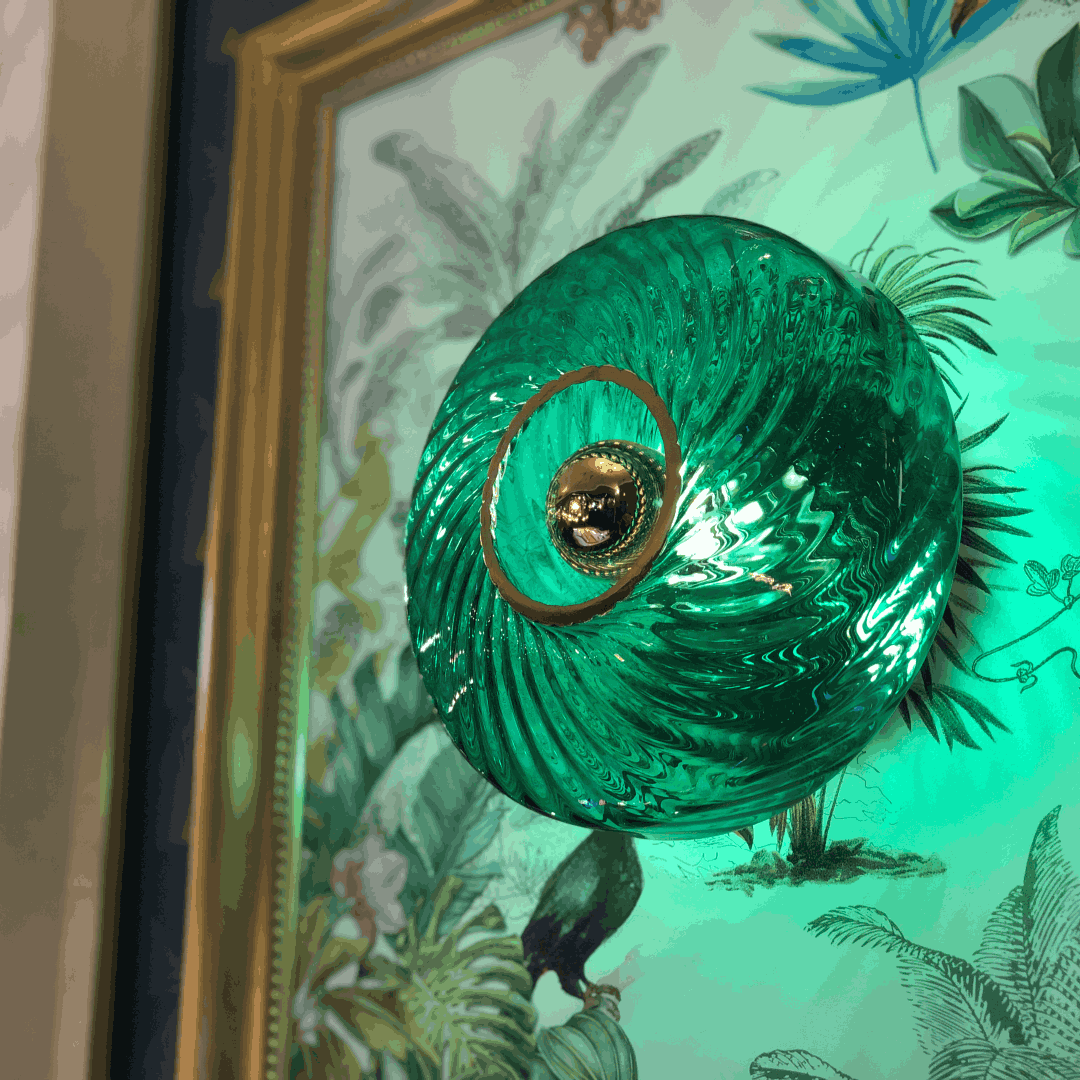 Roxanne Verrine Vert Emeraude - Elements Lighting