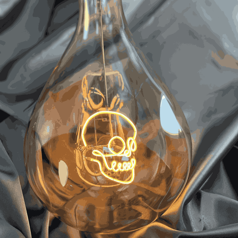 Ampoule MITB - Skull Goutte d'eau - Elements Lighting