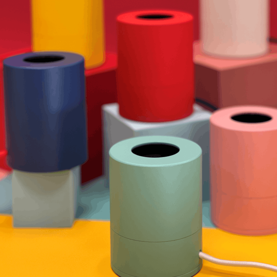Socle POP Rouge - Elements Lighting
