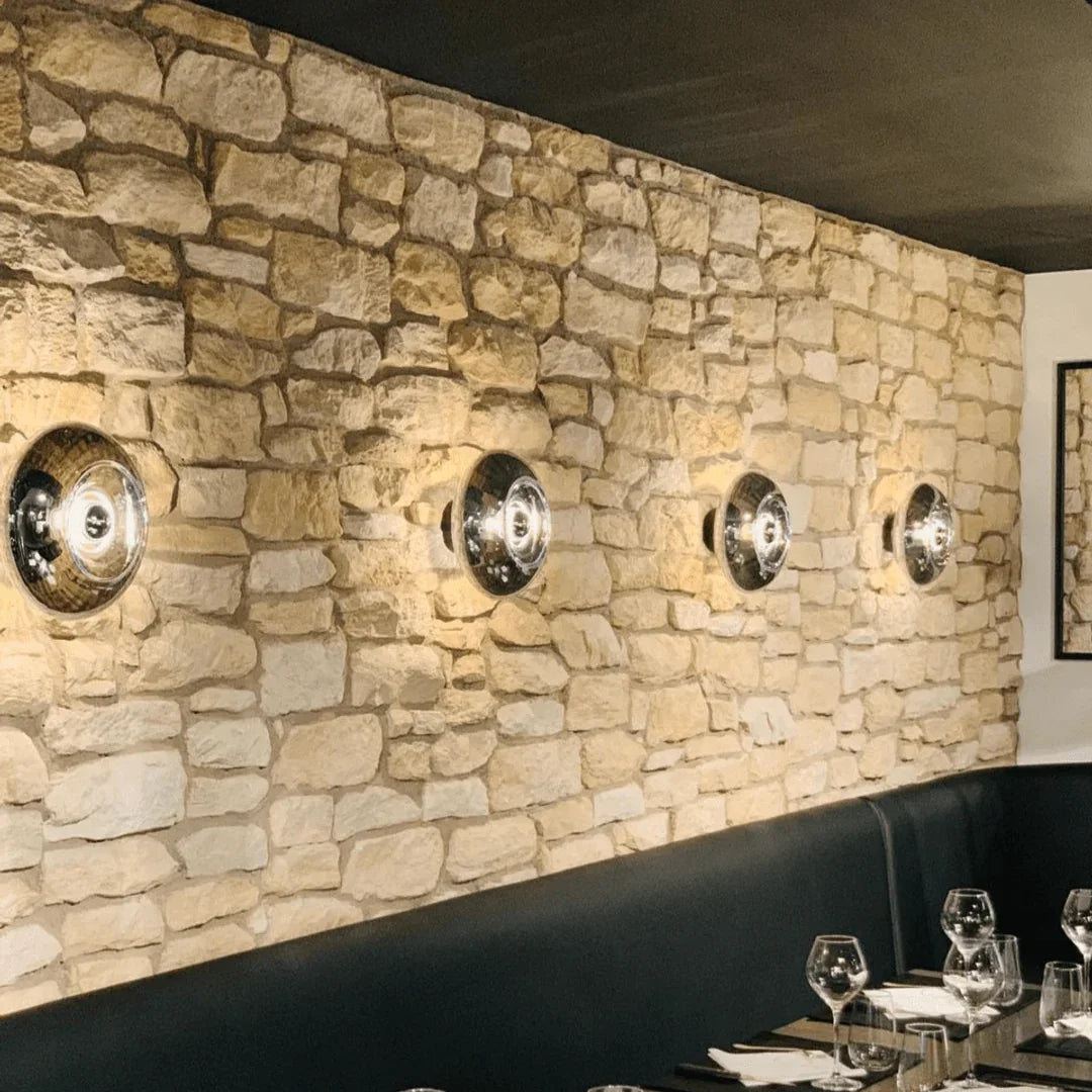 Applique Petit Grace Hématite – Design moderne et finition sombre au style minéral