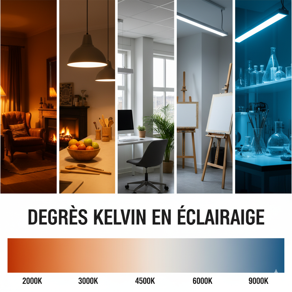 Comprendre les températures de Kelvin pour choisir la bonne ambiance lumineuse