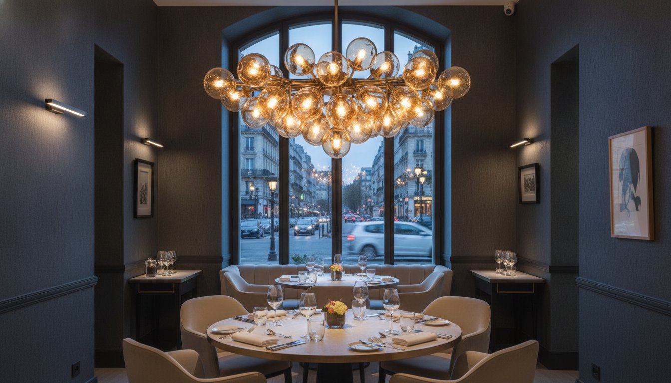 Luminaire restaurant design : Créez une expérience gastronomique inoubliable par la lumière en 2026