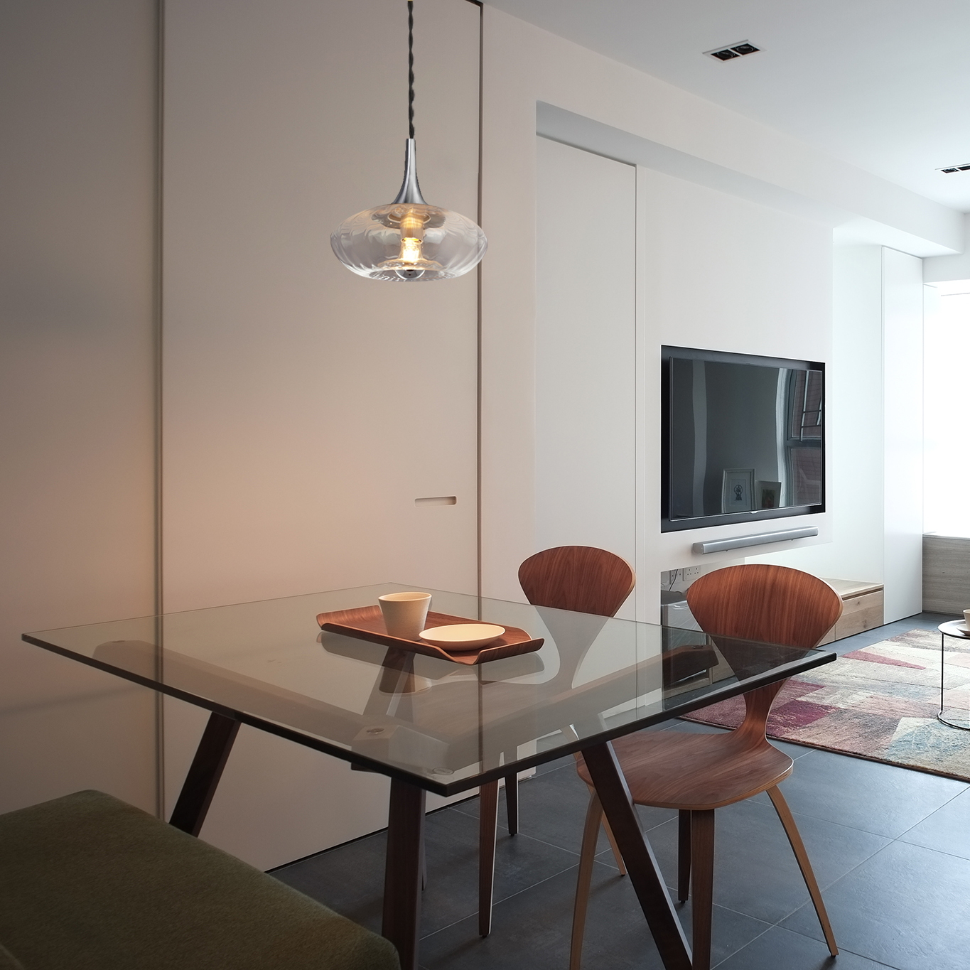 Grace Suspension Diamant / Chrome