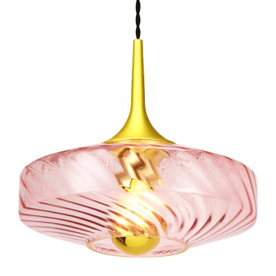 Suspension Roxanne Ø28 cm – Suspension décorative en verre soufflé élégant - Elements Lighting