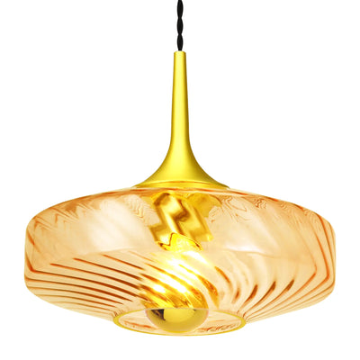 Suspension Roxanne Ø28 cm – Suspension décorative en verre soufflé élégant - Elements Lighting