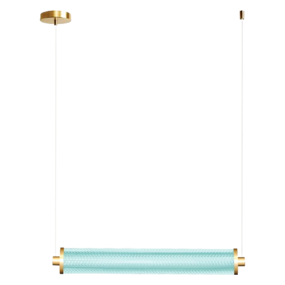 Tiffany Suspension Horizontale  Aigue-Marine