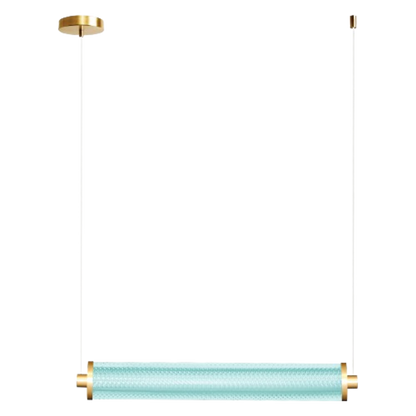 Tiffany Suspension Horizontale  Aigue-Marine