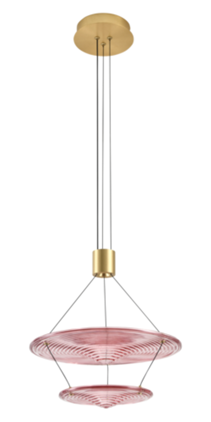 Venise Suspension Rose Spinelle