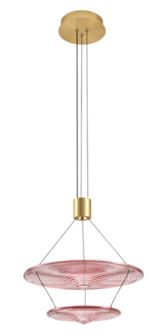 Venise Suspension Rose Spinelle