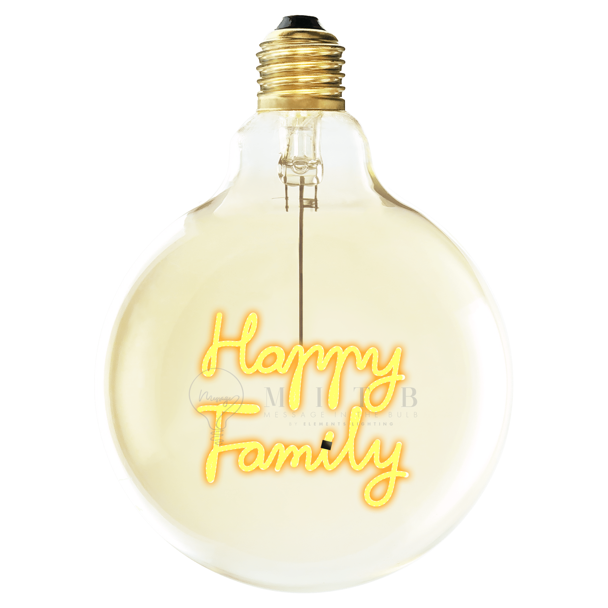 Ampoule MITB - Happy family - Elements Lighting