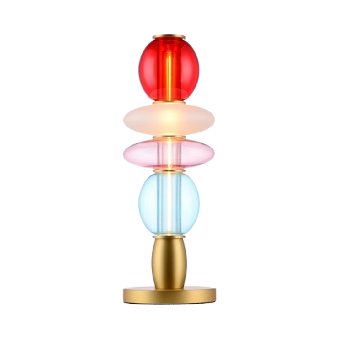 Léonor Lampe de table Rouge