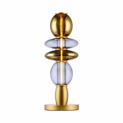 Léonor Lampe de table Doré Fumée