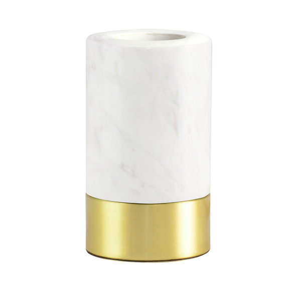 Socle Romance Blanc Doré
