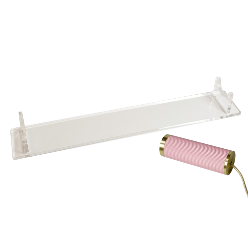 MITT - Support acrylique transparent et rose - Elements Lighting