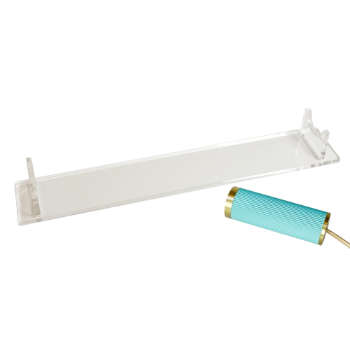 MITT - Support acrylique transparent et bleu - Elements Lighting