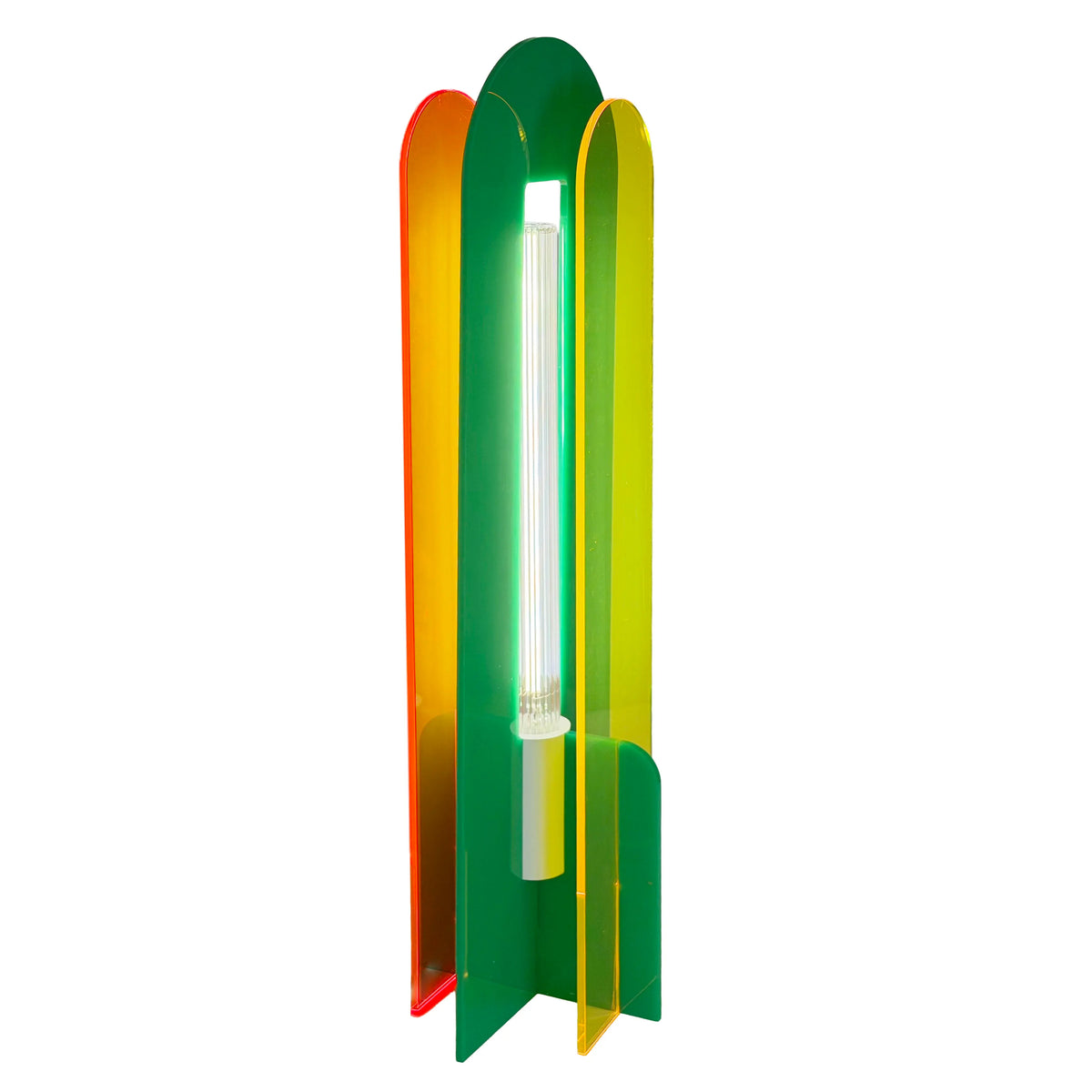 Lampe de table Andy – Design Pop Art en acrylique coloré