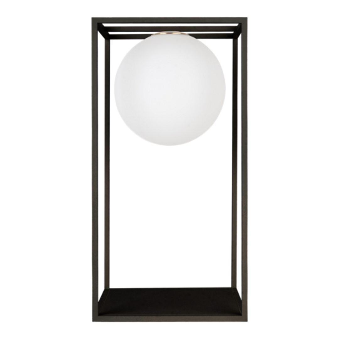 Daisy Lampadaire S Noir / Verrine Opaque