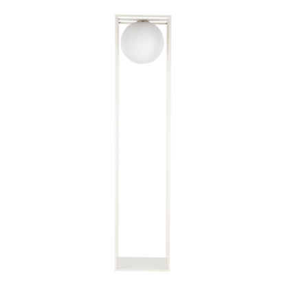 Daisy  Lampadaire M Blanc / Verrine Opaque