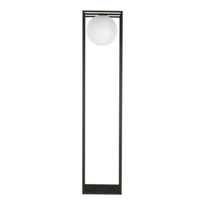 Daisy Lampadaire M Noir / Verrine Opaque