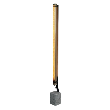 Lukas Lampadaire Grille doré - Elements Lighting