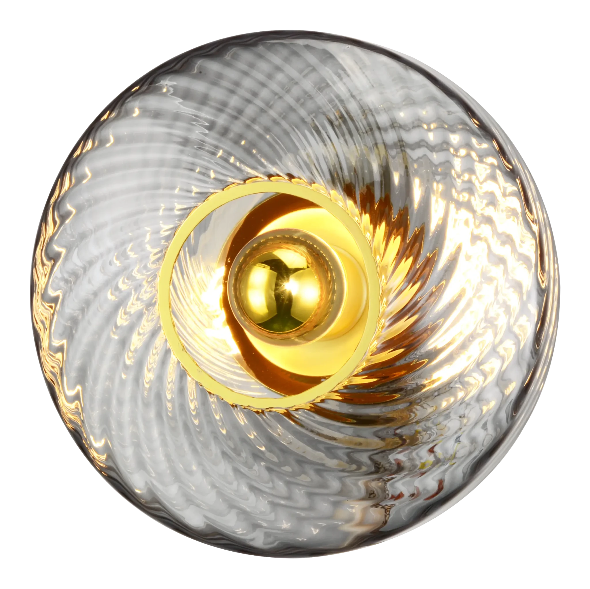 Applique Roxanne Diamant – Applique transparente en verre soufflé au style Art Déco raffiné - Elements Lighting