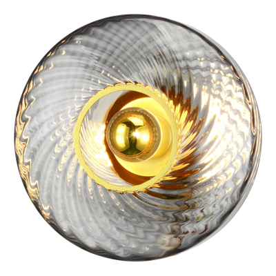 Applique Roxanne Diamant – Applique transparente en verre soufflé au style Art Déco raffiné - Elements Lighting