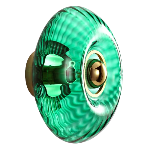 Grace Applique Vert Emeraude