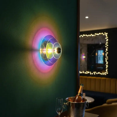 Applique Aurore Ø30 cm – Applique murale moderne en acrylique - Elements Lighting