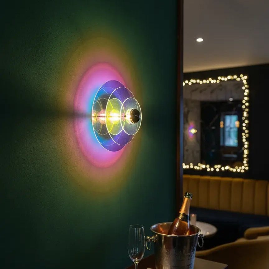 Applique Aurore Ø30 cm – Applique murale moderne en acrylique - Elements Lighting