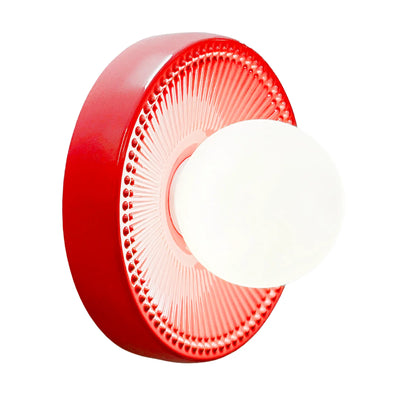 Alicia Ø22 cm Emerald Wall Light – Elegant opaque ceramic and glass wall light