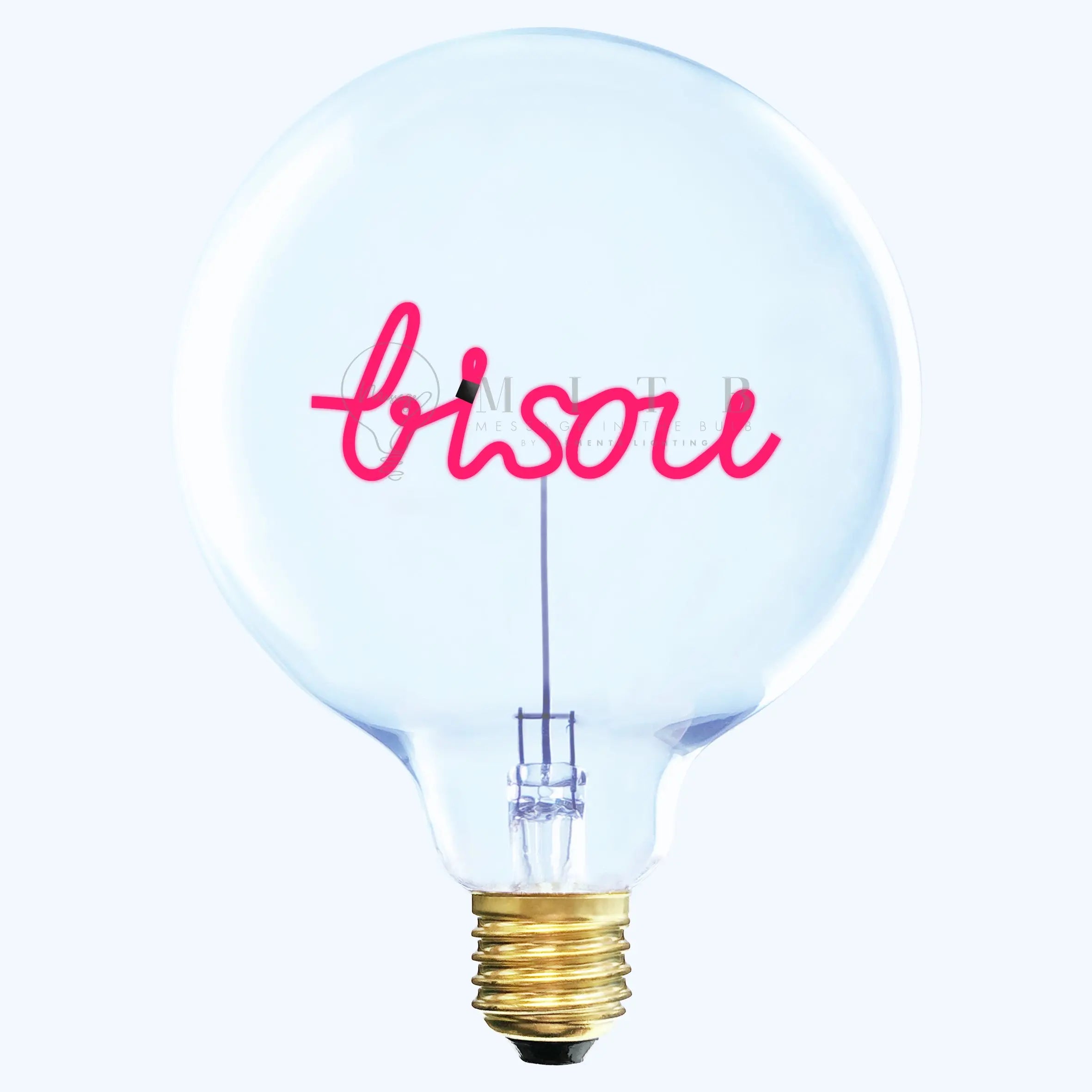 Ampoule MITB - Bisou (verre fumé) - Elements Lighting