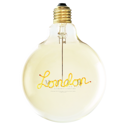 London MESSAGE IN THE BULB