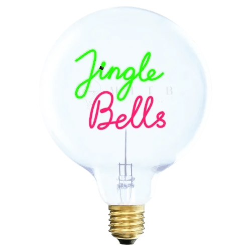 Ampoule décorative LED "Jingle Bells" - Message In The Bulb - Elements Lighting