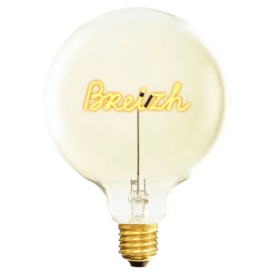 Ampoule décorative LED “Breizh” – Message In The Bulb - Elements Lighting